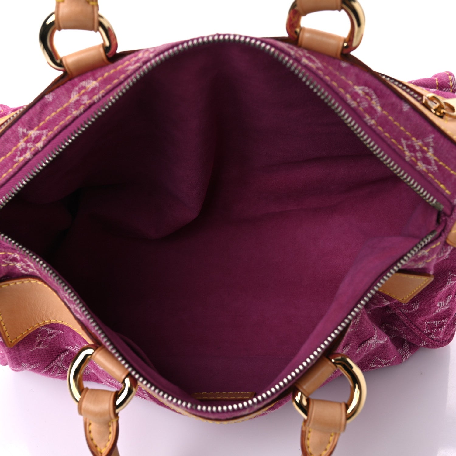 Louis Vuitton Monogram Denim Neo Speedy Fuchsia 5 of 13