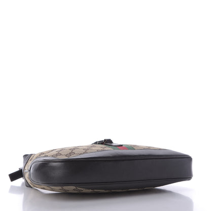 Gucci Monogram Web Small Jackie O Hobo Dark Brown 4 of 12