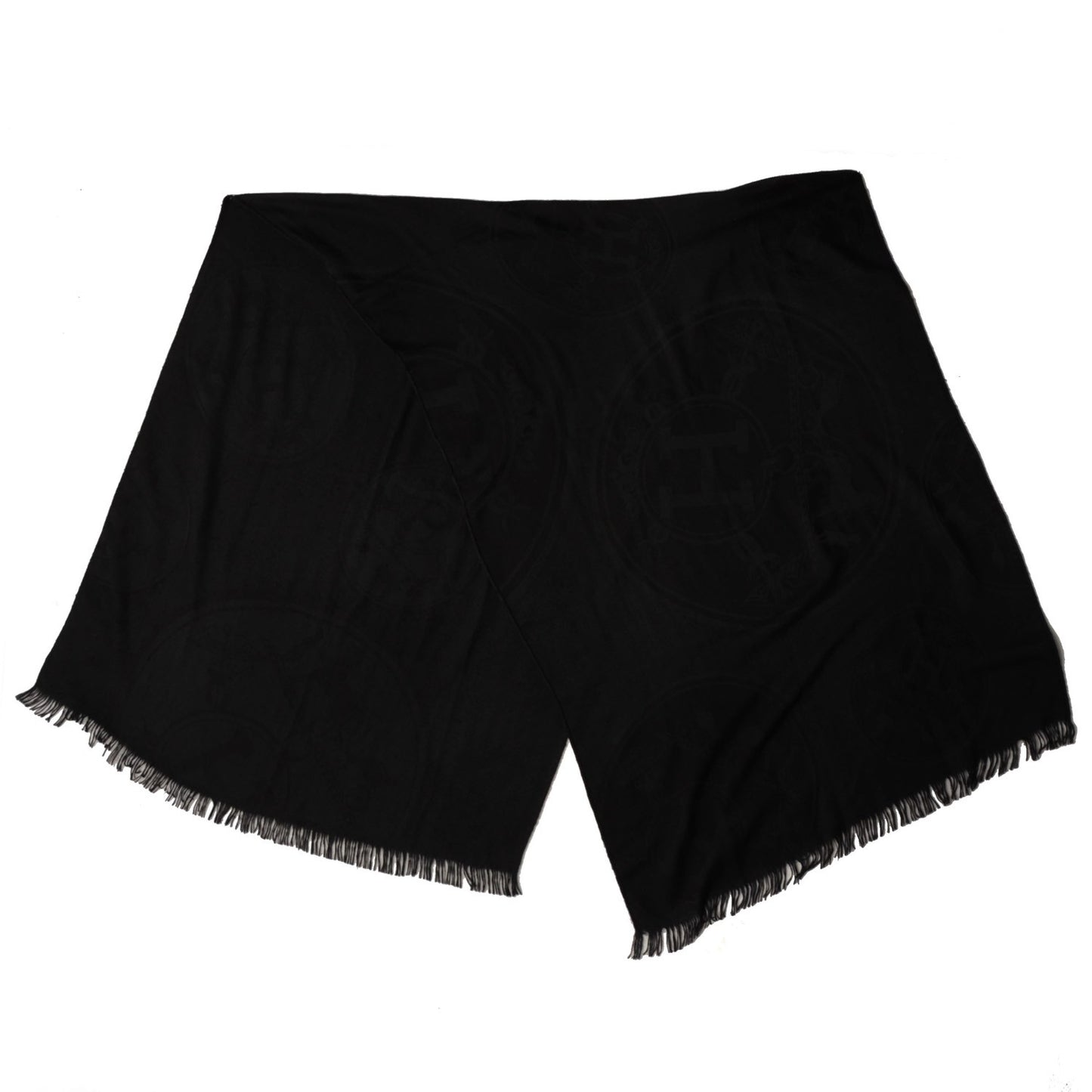 Cashmere Silk New Libris Stole Black