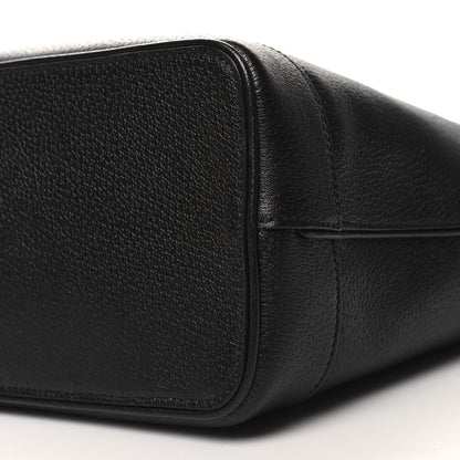 Gucci Textured Dollar Calfskin Medium Ophidia Shoulder Tote Bag Black 10 of 10