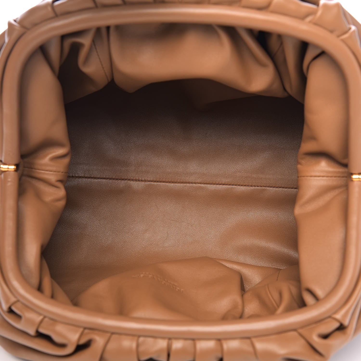 Bottega Veneta Smooth Butter Calf The Pouch Oversized Clutch Cammello 5 of 10
