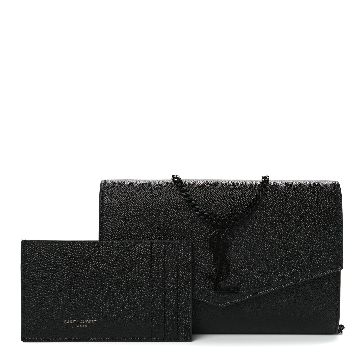 Grain De Poudre Uptown Chain Wallet Black