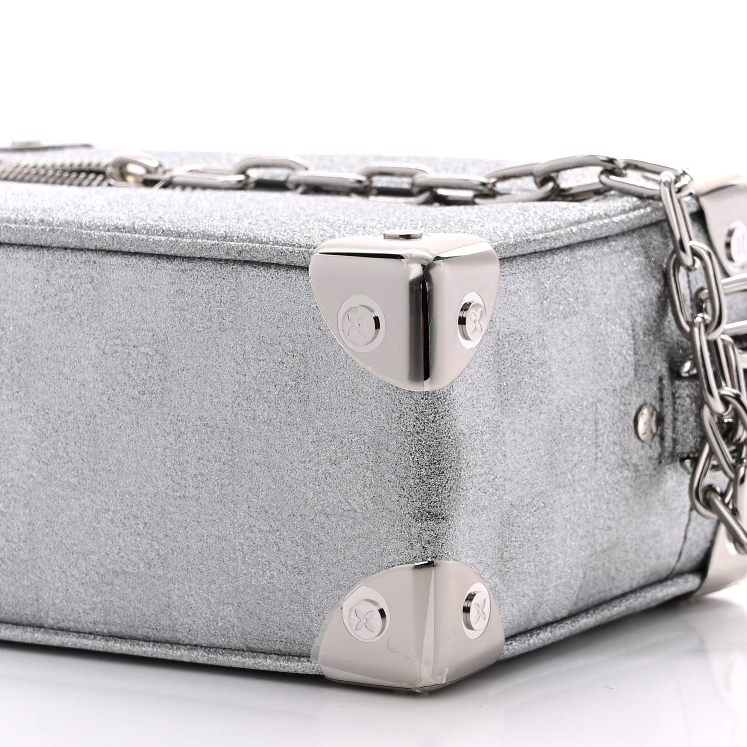 Louis Vuitton Damier Glitter Mini Soft Trunk Silver 9 of 9