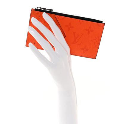 Louis Vuitton Taigarama Coin Card Holder Orange 2 of 7