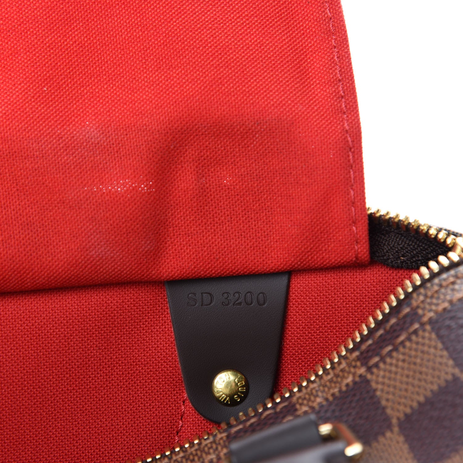 Louis Vuitton Damier Ebene Speedy Bandouliere 25 10 of 12