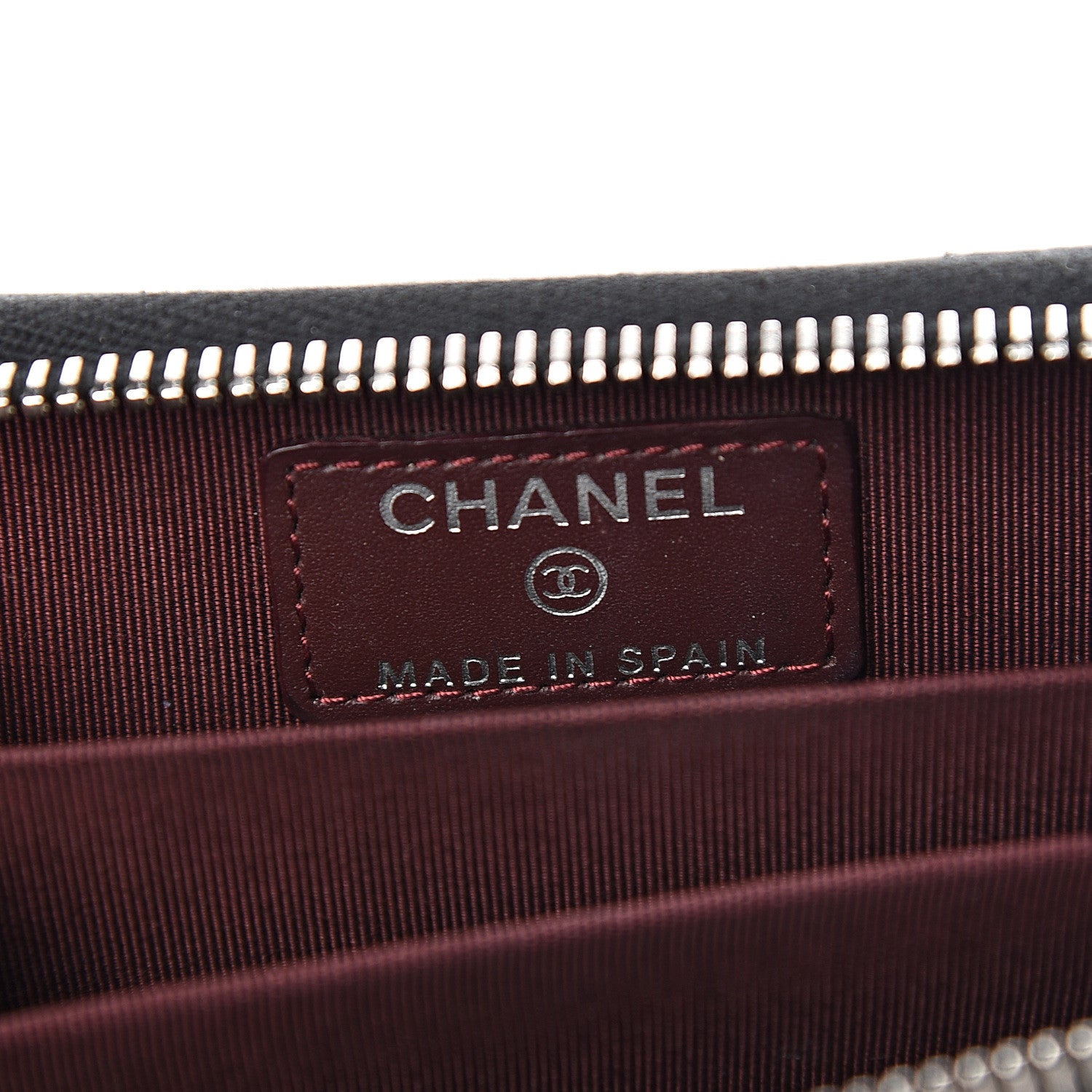 Chanel Caviar Quilted Zip Coin Purse Black 5 of 6