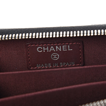 Chanel Caviar Quilted Zip Coin Purse Black 5 of 6