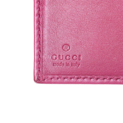 Gucci Monogram Dice French Flap Wallet Fuchsia 7 of 14