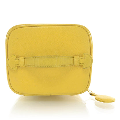 Chanel Caviar Cosmetic Bag Yellow 7 of 11