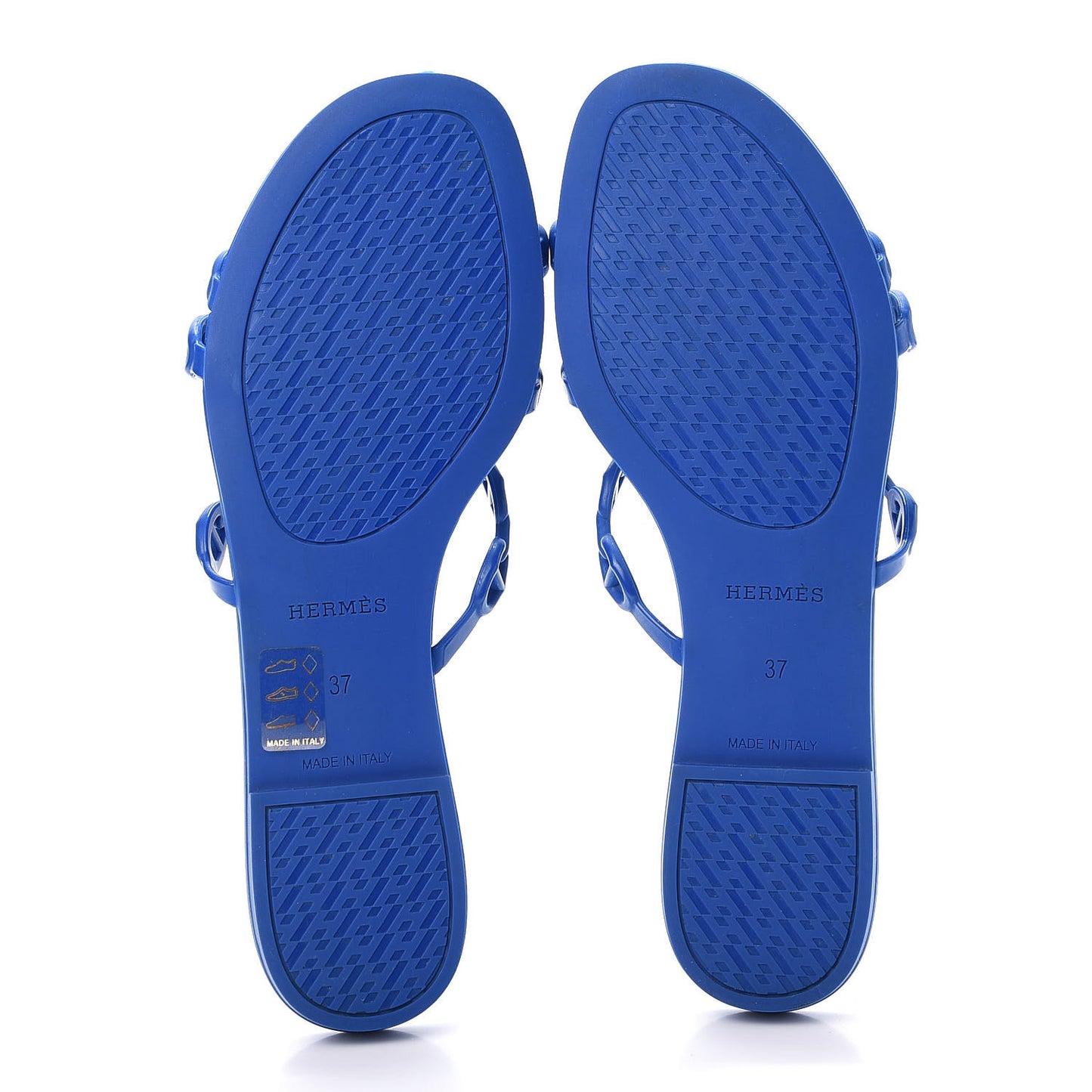 Rubber Chaine d'Ancre Rivage Sandals 37 Bleu Smalt