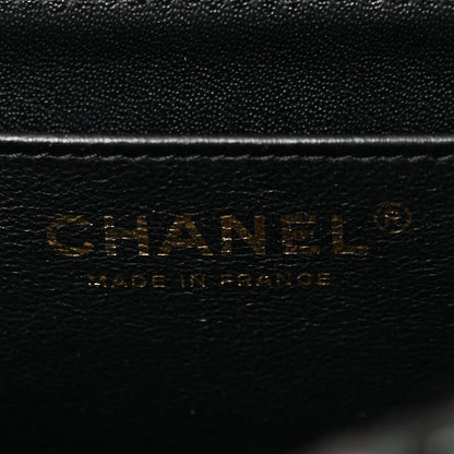 Chanel Tweed Braid Medium Flap Turquoise Multicolor 6 of 11
