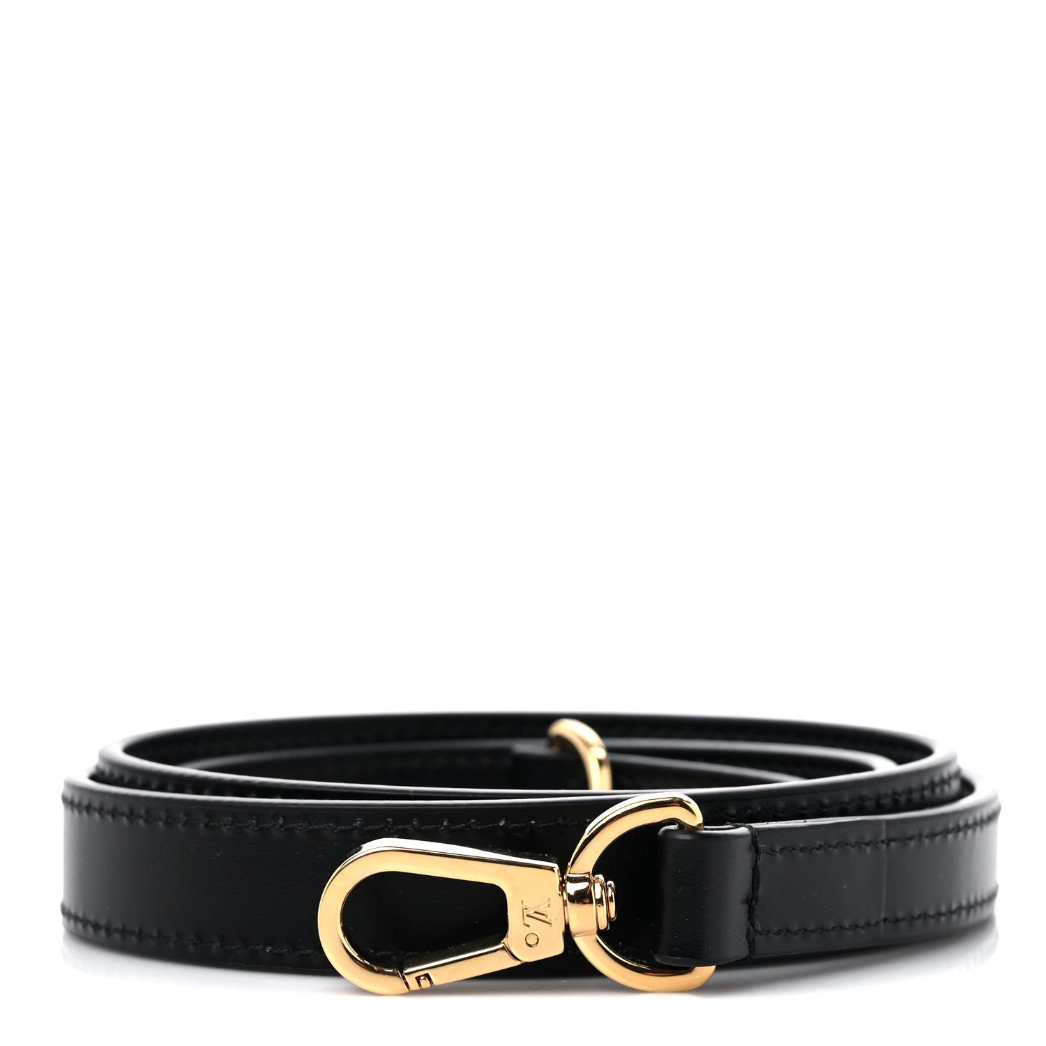Louis Vuitton Calfskin Alma BB Shoulder Strap Black 1 of 3