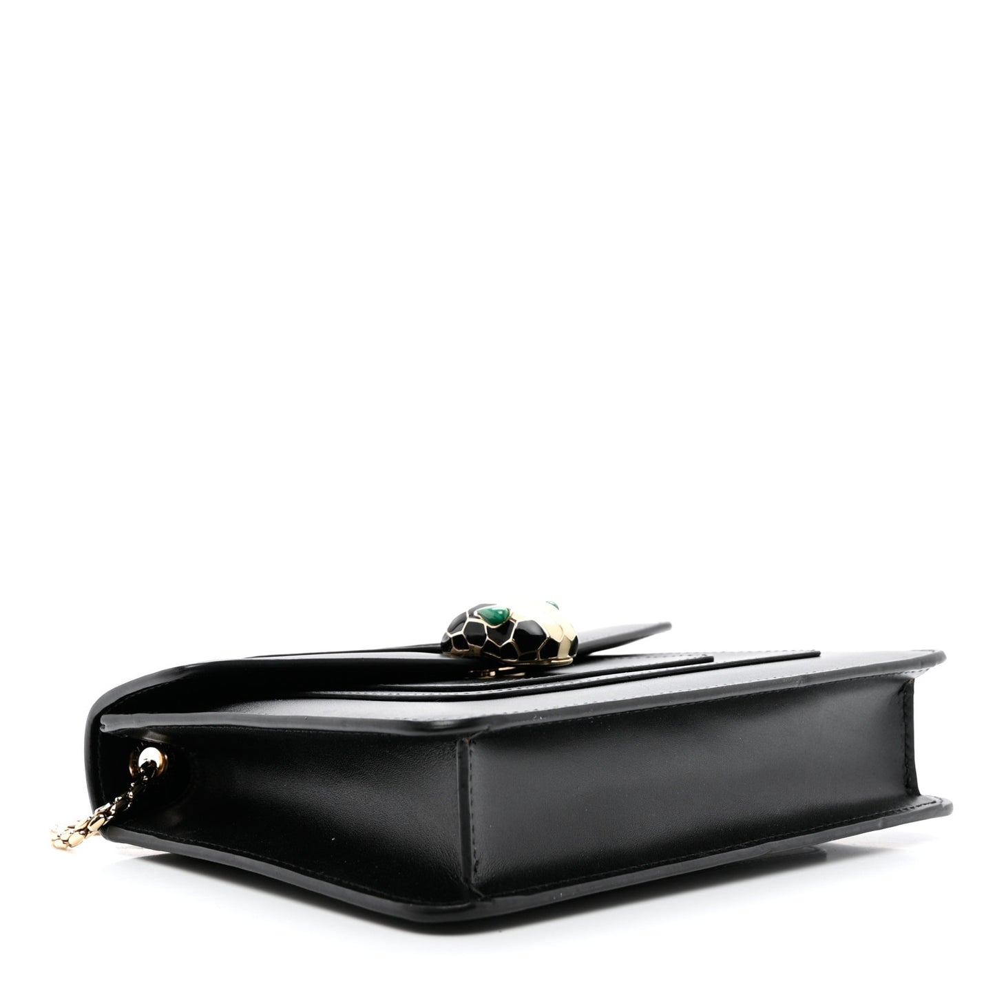 Calfskin Serpenti Forever Crossbody Bag Black