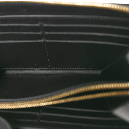 Burberry Vintage Check Elmore Zip Around Wallet Black 5 of 8