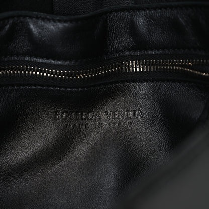 Bottega Veneta Lambskin Maxi Intrecciato Cassette Crossbody Bag Black 6 of 13