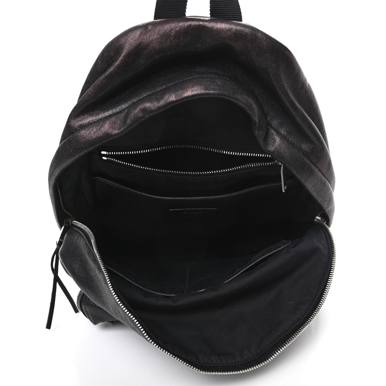Saint Laurent Sheepskin City Backpack Black 5 of 8