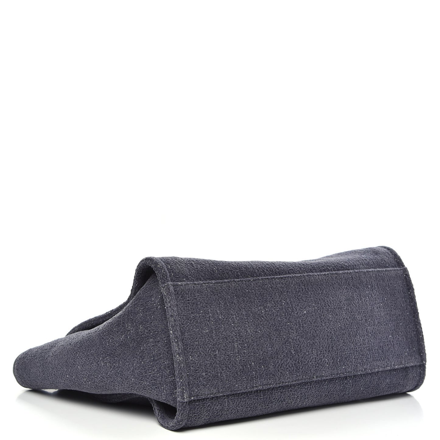 Lurex Boucle Medium Deauville Tote Grey