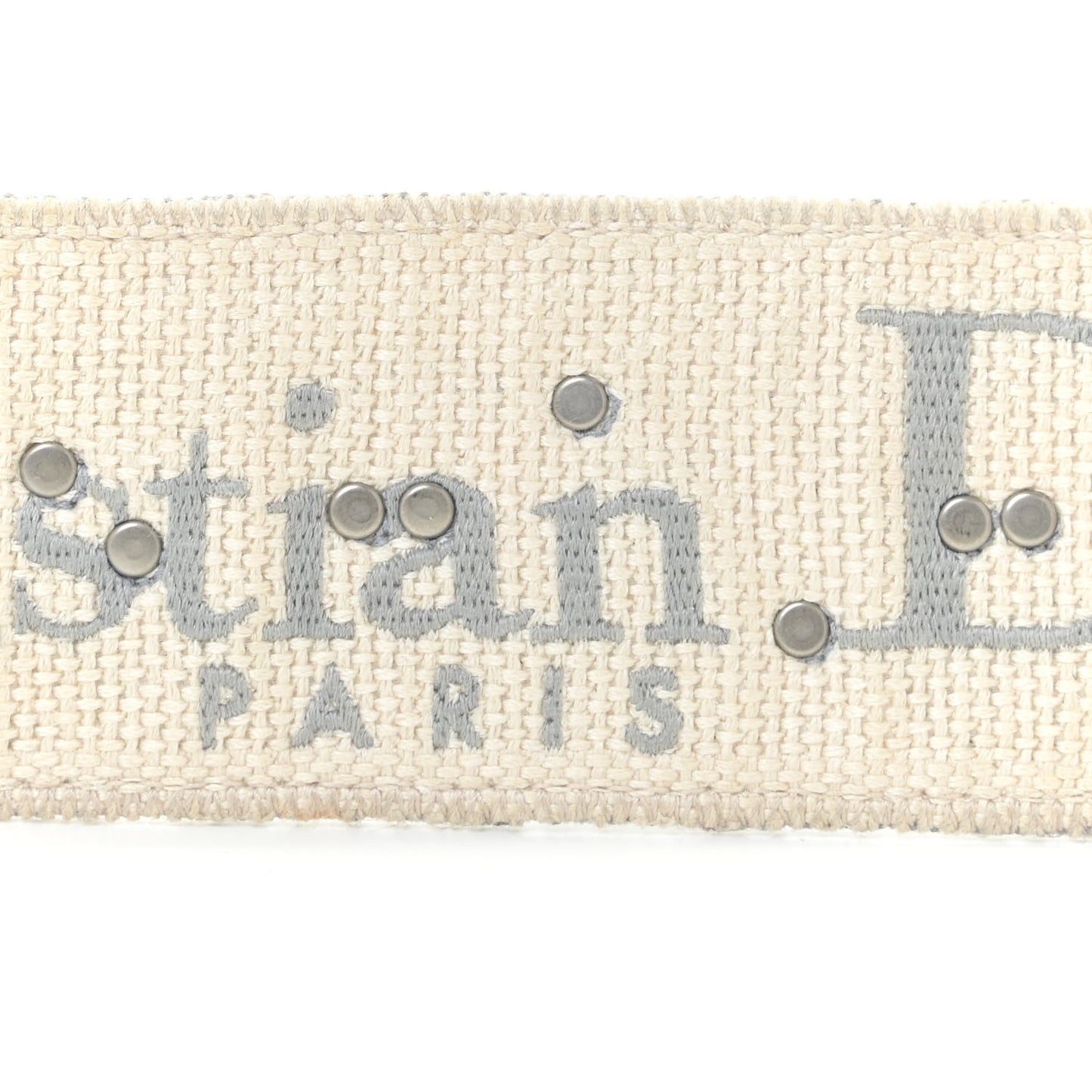 Oblique Studded Shoulder Strap Gris Multicolor