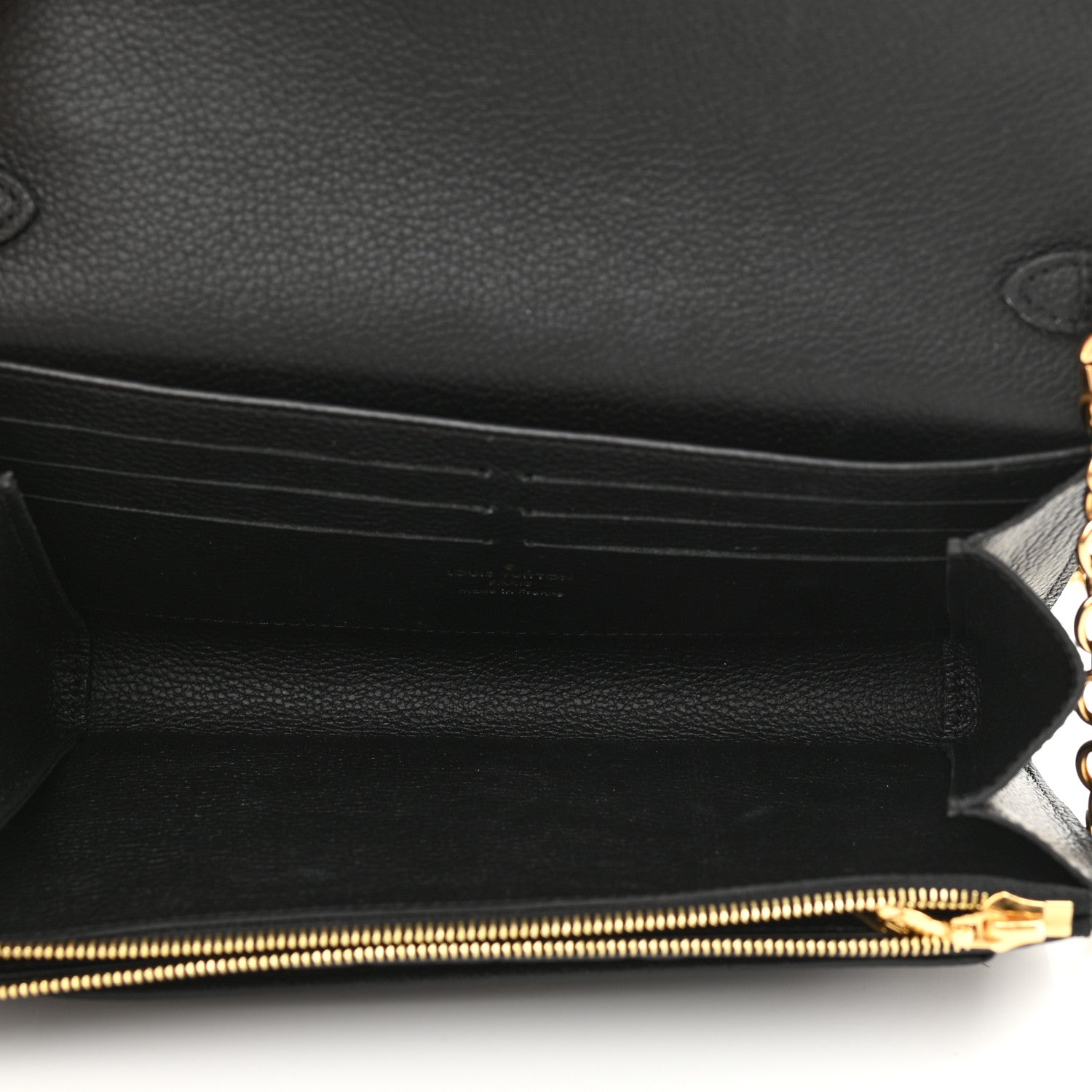 Louis Vuitton Empreinte Vavin Chain Wallet Black 5 of 14