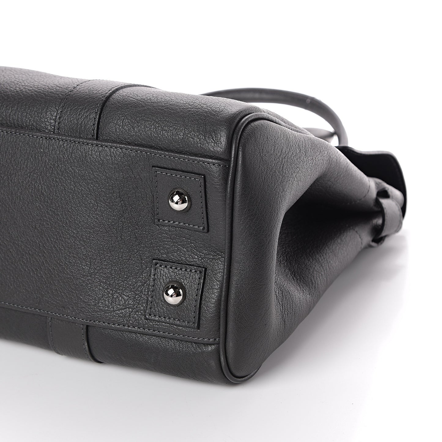 Pebbled Calfskin Bayswater Graphite