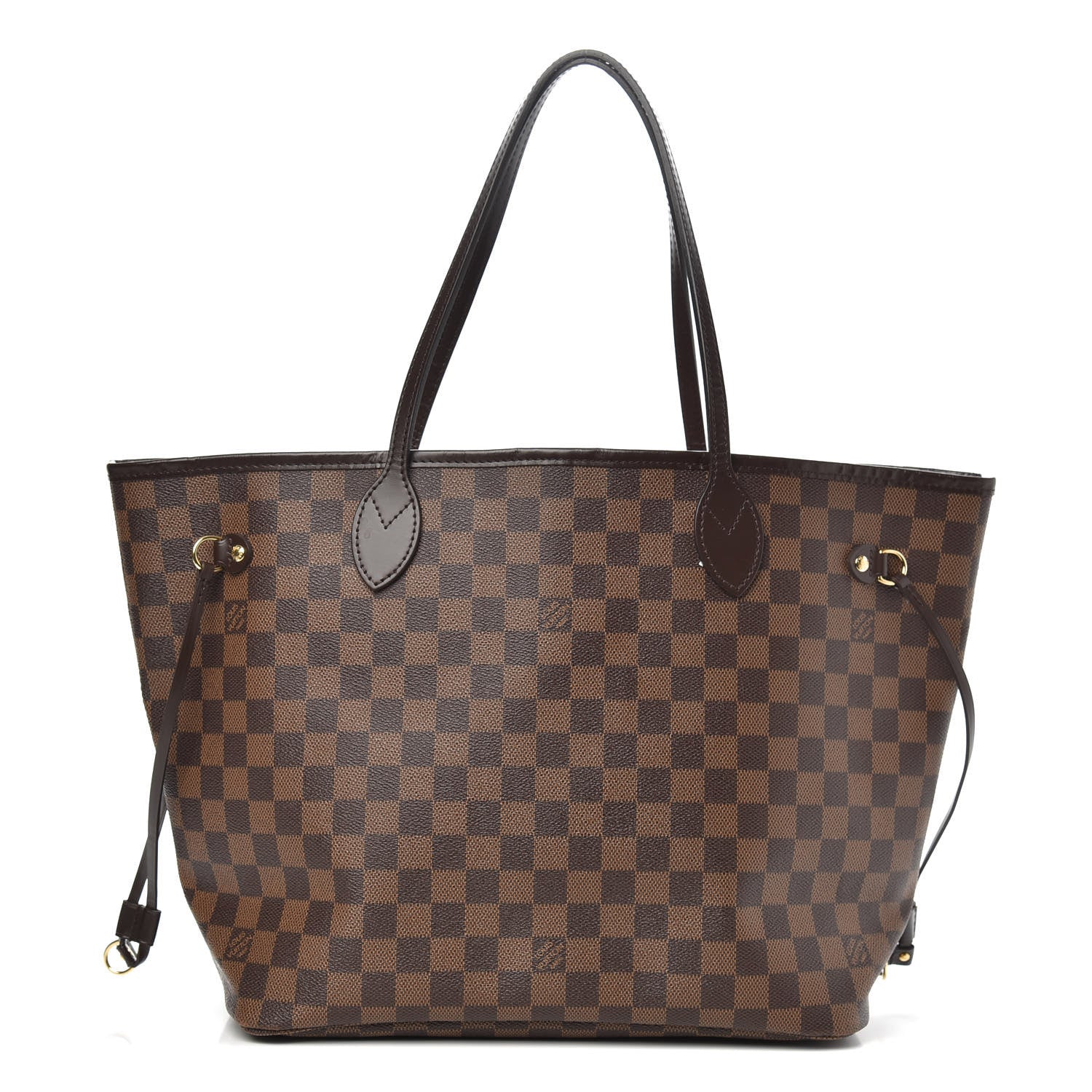 Louis Vuitton Damier Ebene Neo Neverfull MM Rose Ballerine 1 of 10