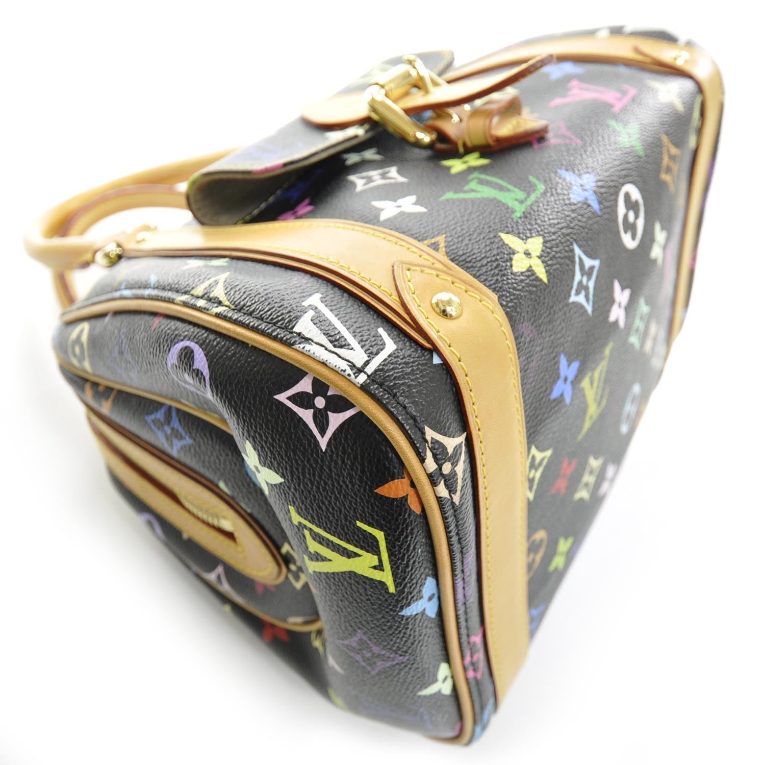 Louis Vuitton Monogram Multicolor Priscilla Black 5 of 9