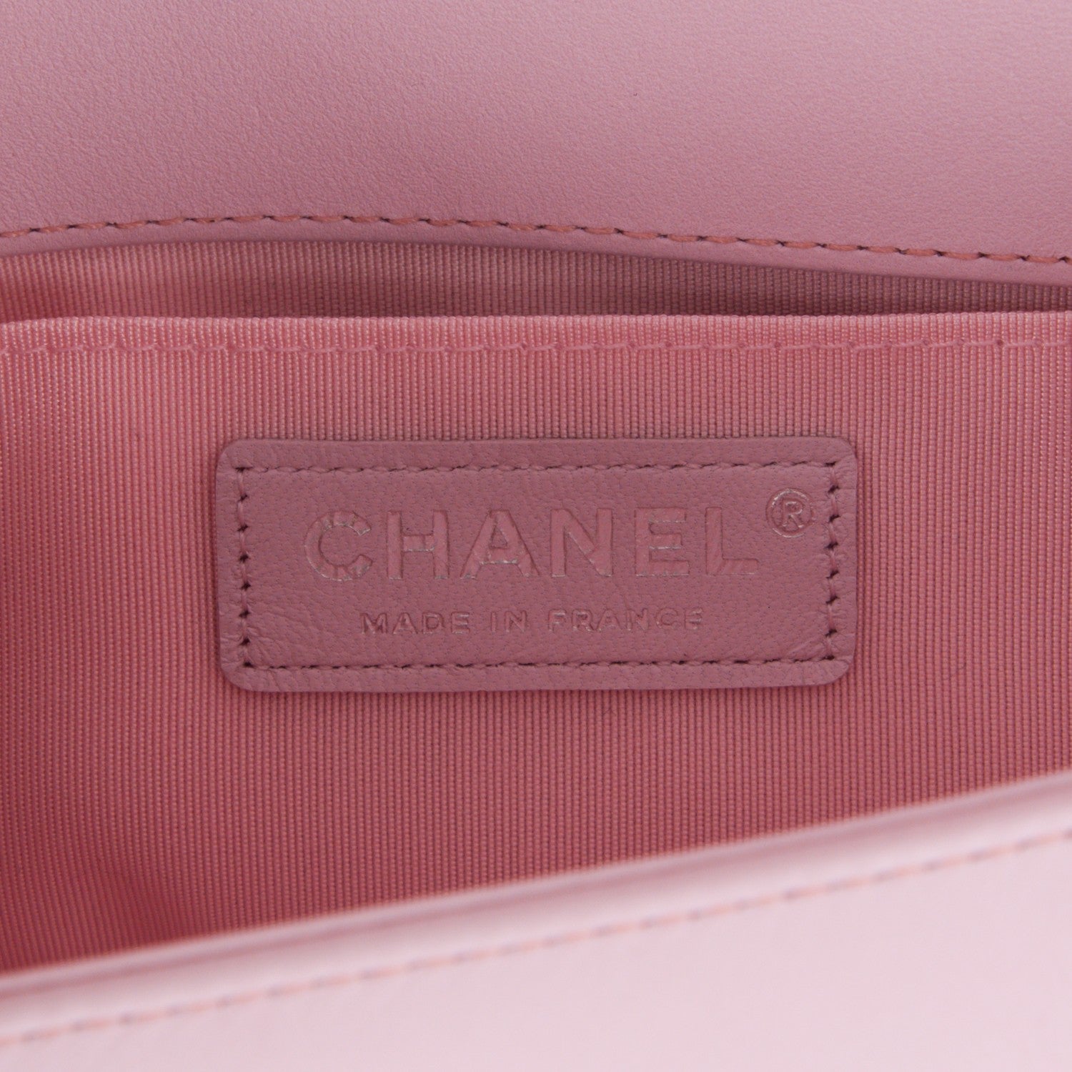 Chanel Lambskin Iridescent PVC Chevron Quilted Small Boy Flap Light Pink Silver 6 of 15