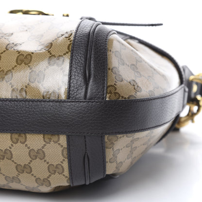Gucci Crystal Monogram Medium GG Running Hobo Dark Brown 9 of 9