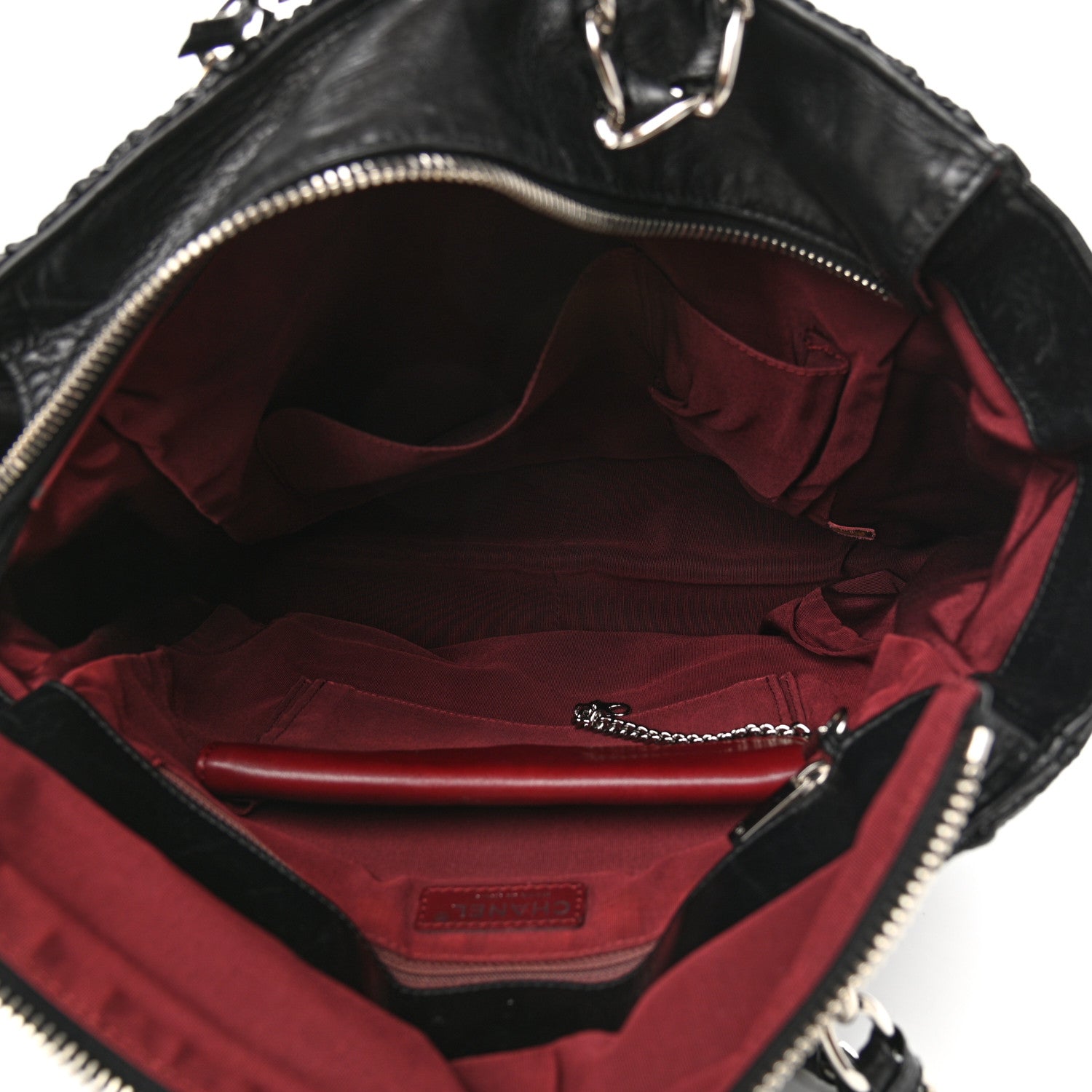 Chanel Lambskin XL Astrakan Tote Black 5 of 11