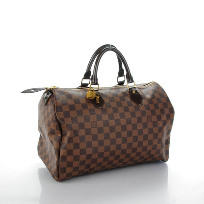 Louis Vuitton Damier Ebene Speedy 35 3 of 6