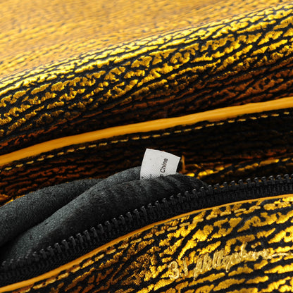 3.1 Phillip Lim 3.1 Metallic Textured Calfskin Large Pashli Satchel Gold 8 of 8
