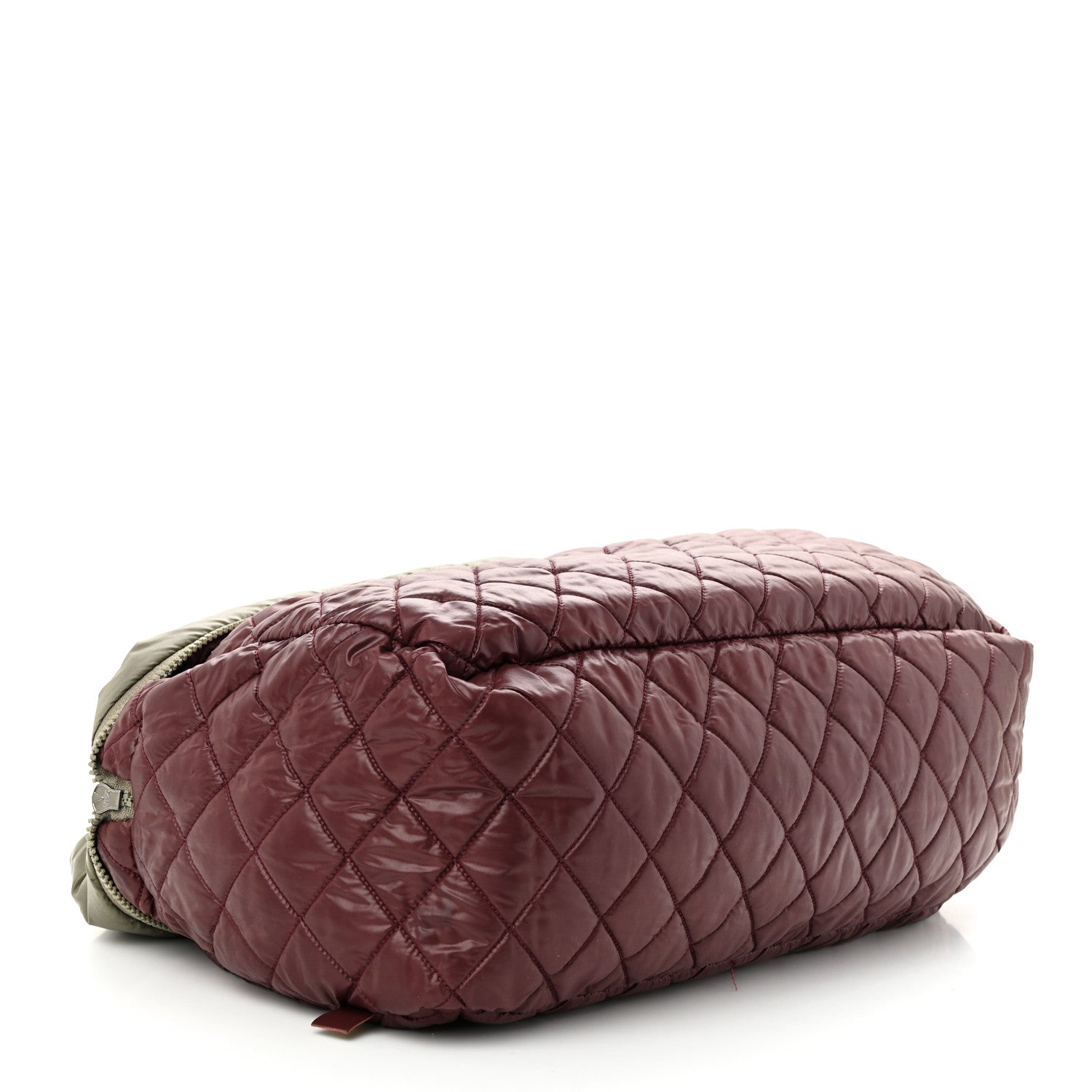 Chanel Nylon Quilted Small Coco Cocoon Reversible Tote Gray 7 of 23