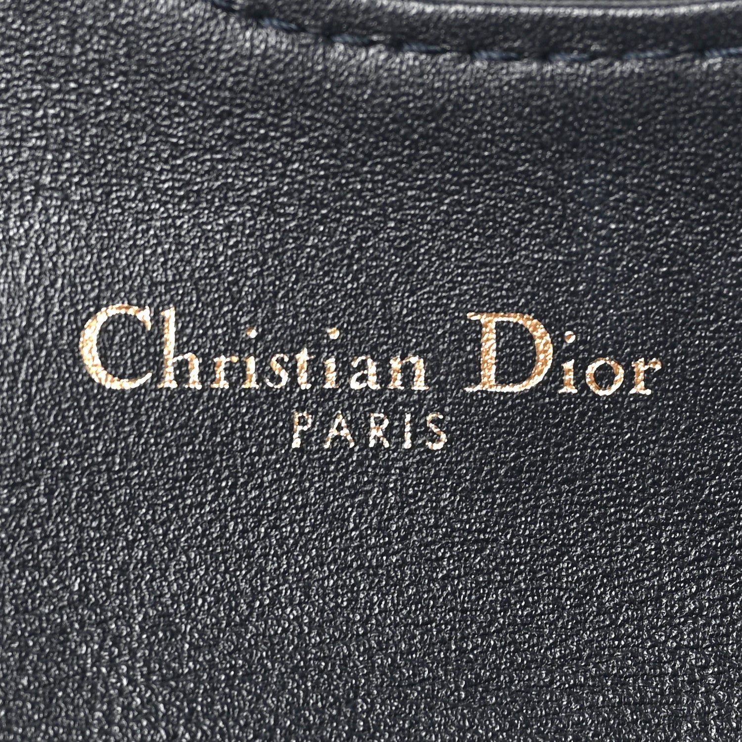 Christian Dior Oblique Saddle Card Holder Blue 6 of 6