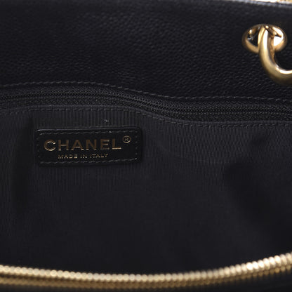 Chanel Caviar Quilted Grand Shopping Tote GST Black 9 of 11