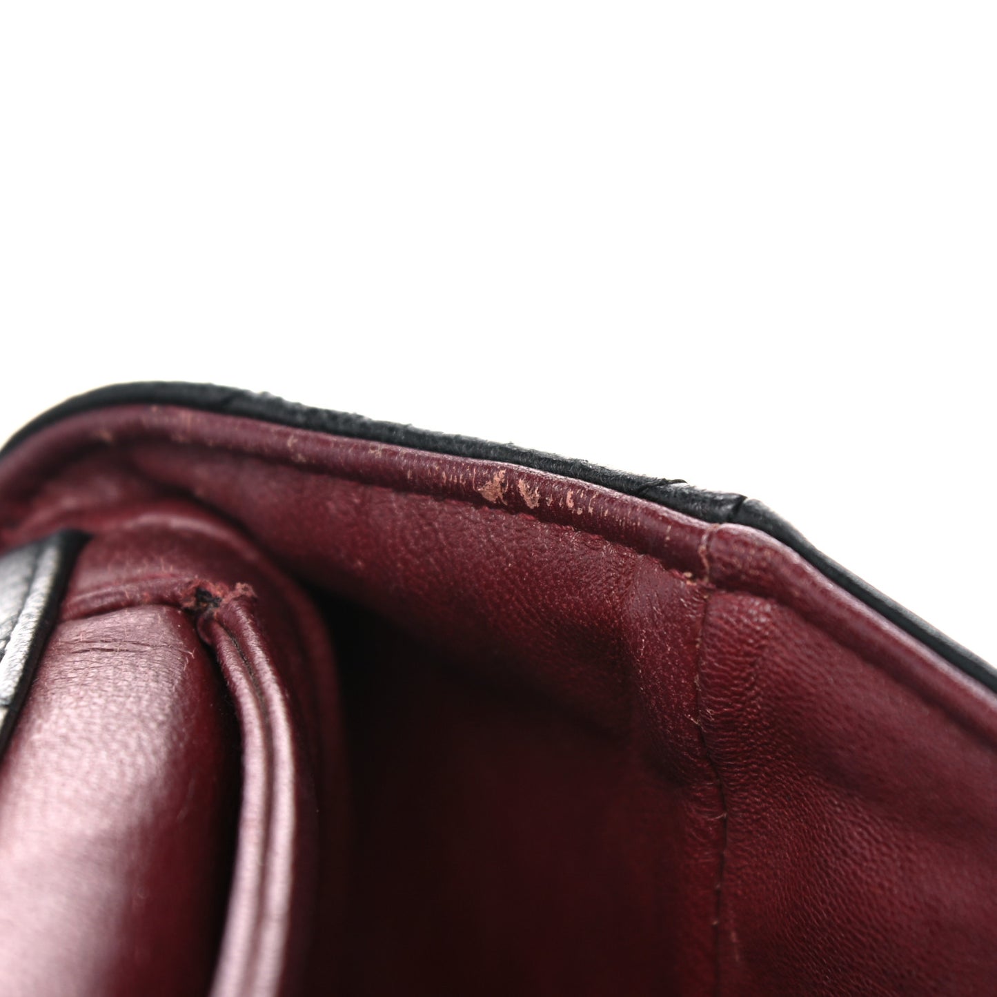 Lambskin Quilted Medium Single Flap Black