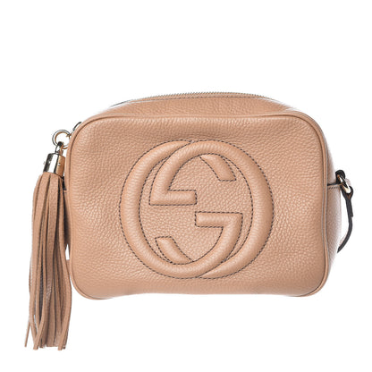 Gucci Pebbled Calfskin Small Soho Disco Bag Camelia 1 of 10