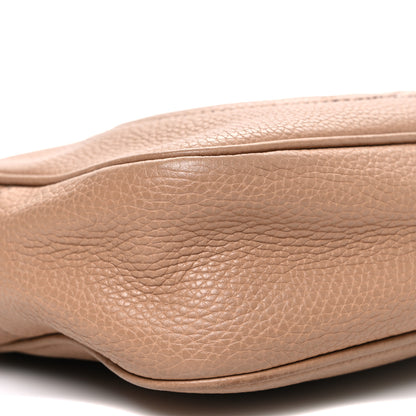Gucci Pebbled Calfskin Small Soho Disco Bag Rose Beige 9 of 10
