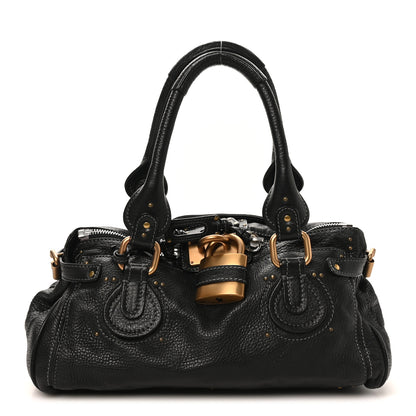 Chloe Calfskin Medium Paddington Satchel Black 1 of 10