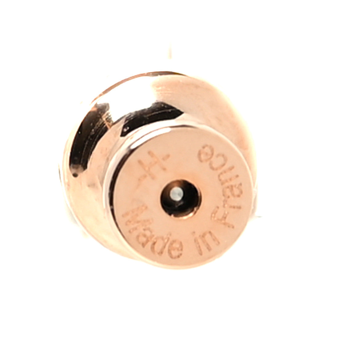 Hermes Rose Gold Lacquered Mini Pop H Earrings Vert Fizz 4 of 6