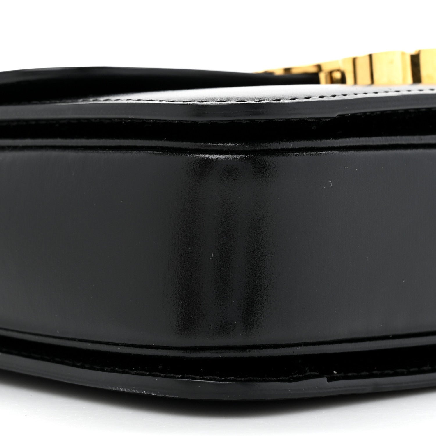 Celine Shiny Calfskin Teen Triomphe Black 10 of 13