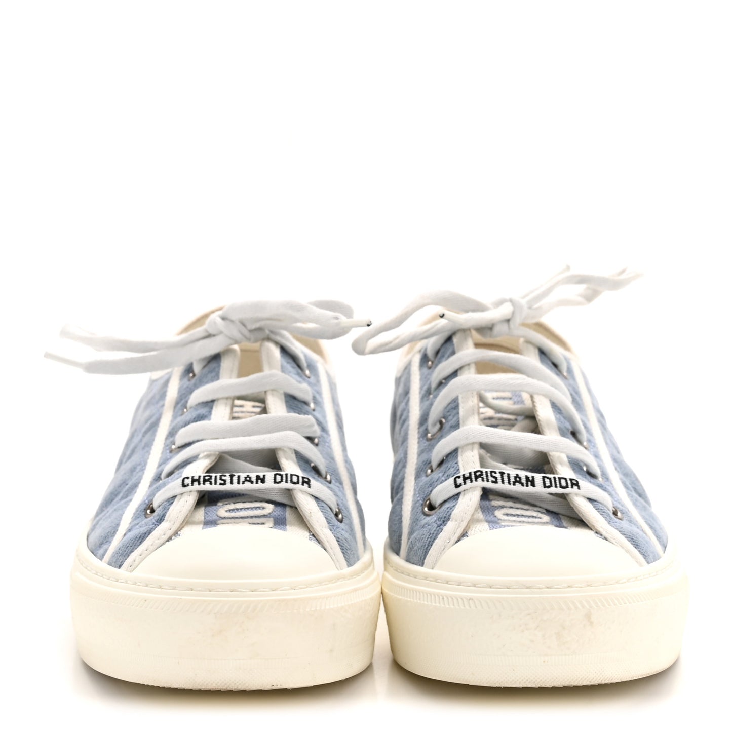 Denim Cannage Walk'N'Dior Low Top Sneaker 40.5 Dynamic Blue