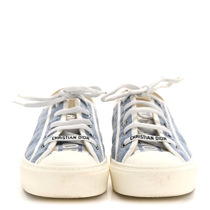 Christian Dior Denim Cannage Walk'N'Dior Low Top Sneaker 40.5 Dynamic Blue 3 of 9