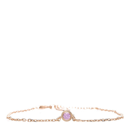 Cartier 18K Pink Gold Pink Sapphire D'Amour Bracelet 12 of 16