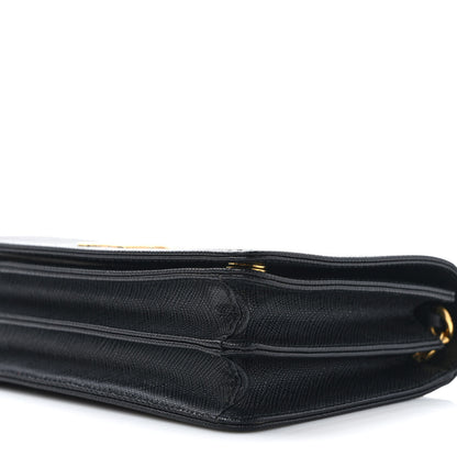 Prada Saffiano Lux Chain Wallet Black 7 of 7