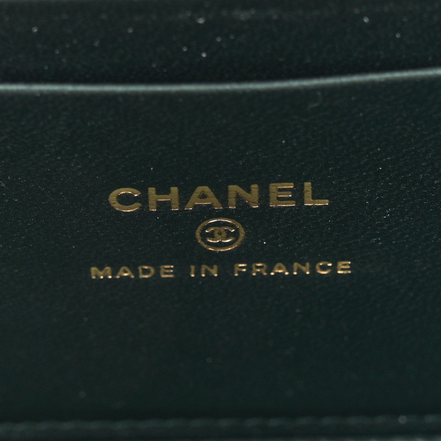 Chanel Iridescent Lambskin Quilted Small Top Handle Vanity Case With Chain Green 6 of 11