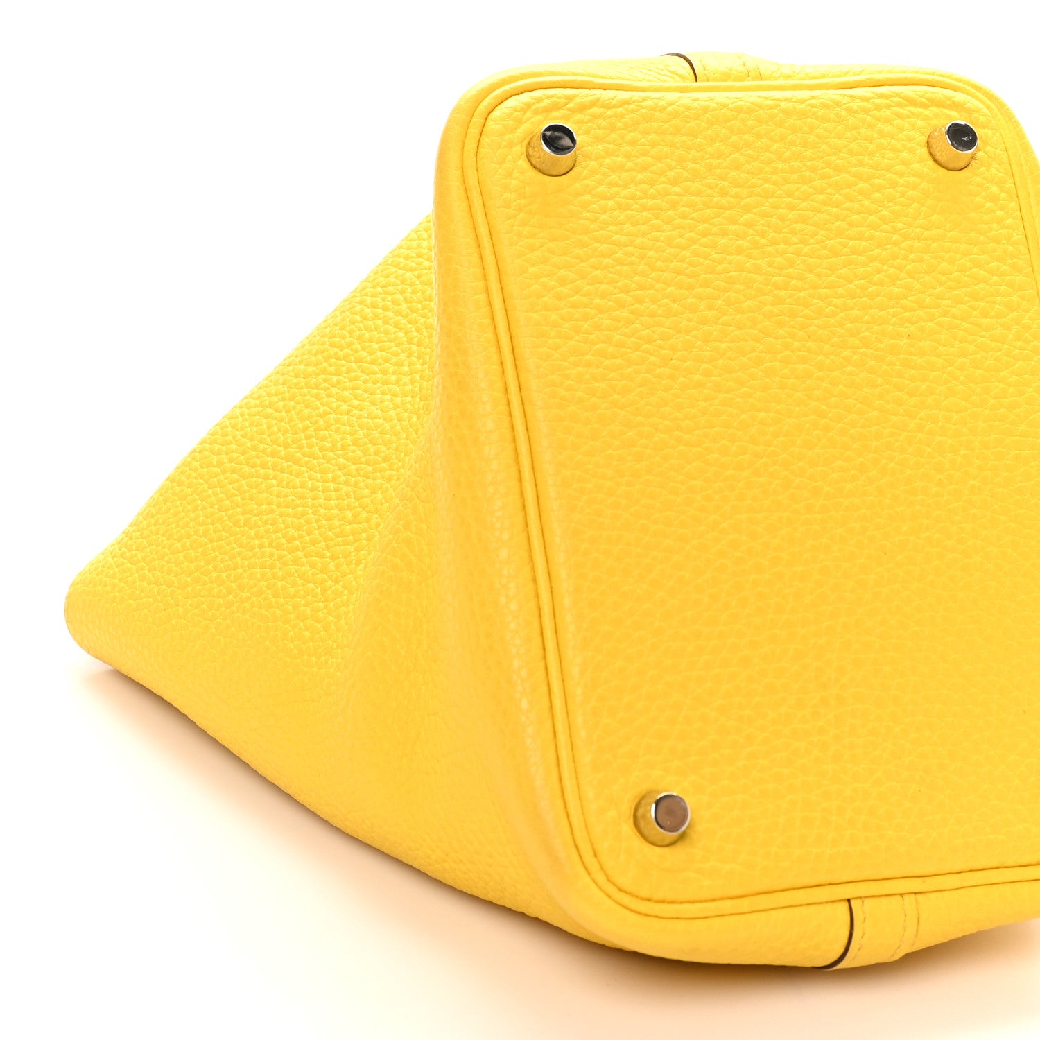 Hermes Taurillon Clemence Picotin Lock 18 PM Lime 9 of 10