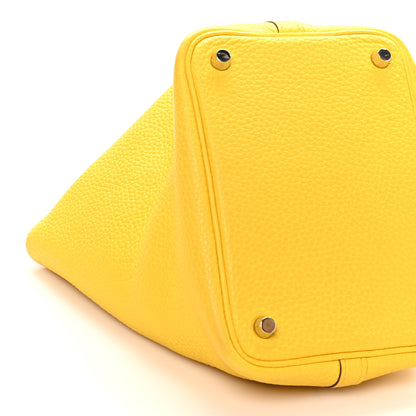 Hermes Taurillon Clemence Picotin Lock 18 PM Lime 9 of 10