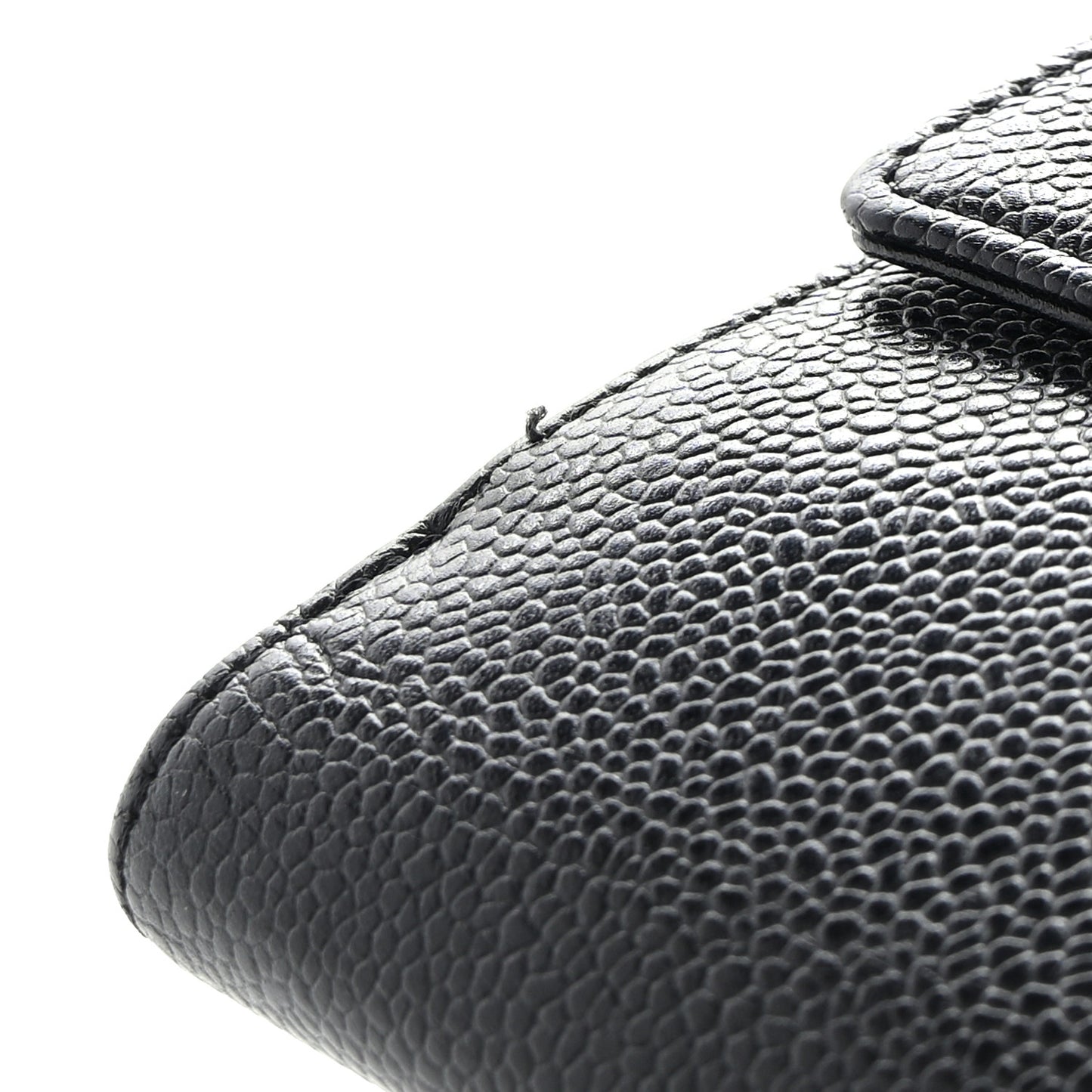 Caviar Timeless CC French Long Wallet Black
