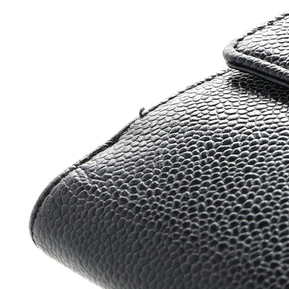 Chanel Caviar Timeless CC French Long Wallet Black 14 of 19