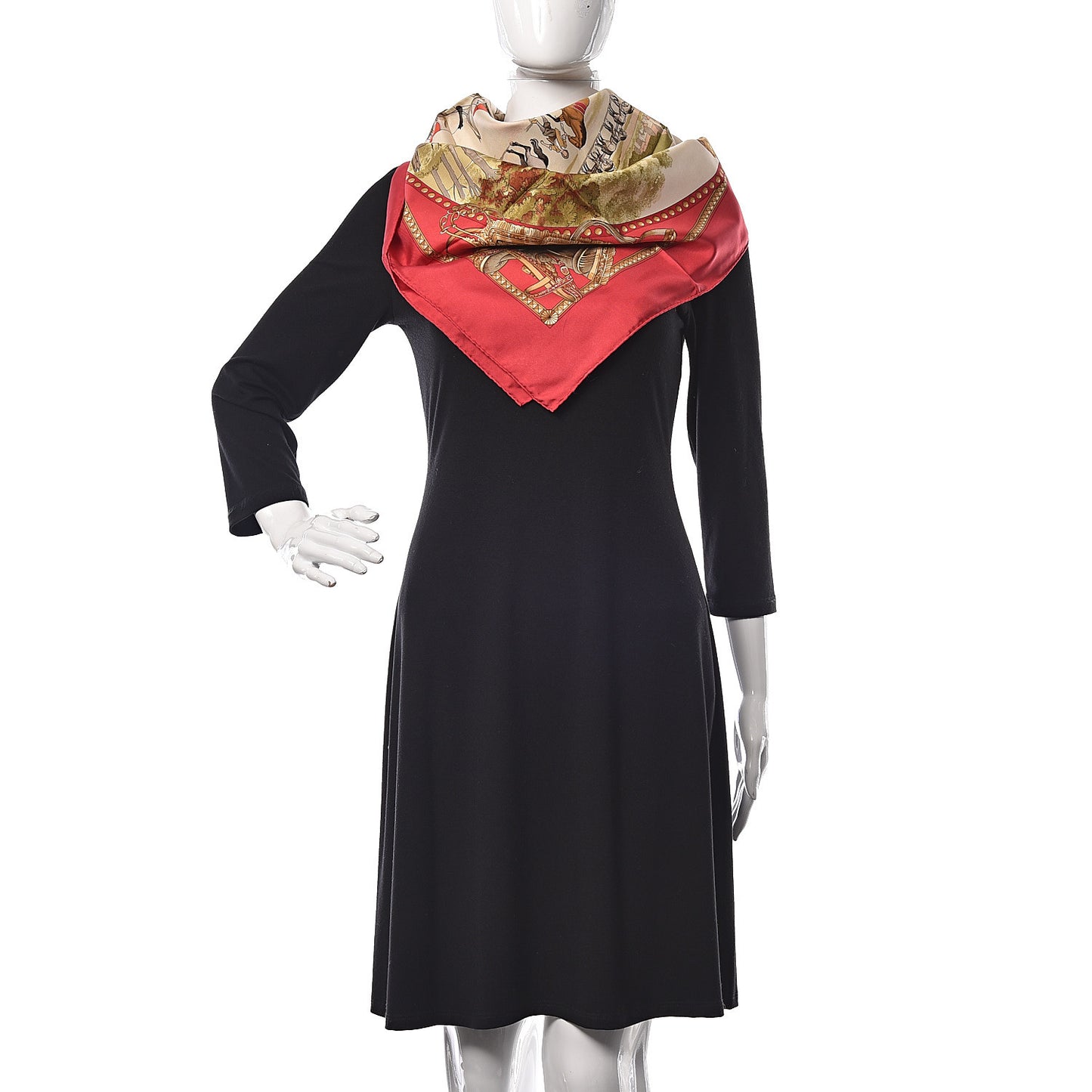 Silk Presentation de Chevaux Scarf 90